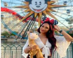 Patton is a big fan of Disney's shows and its characters and also visited Disneyland in June 2021.